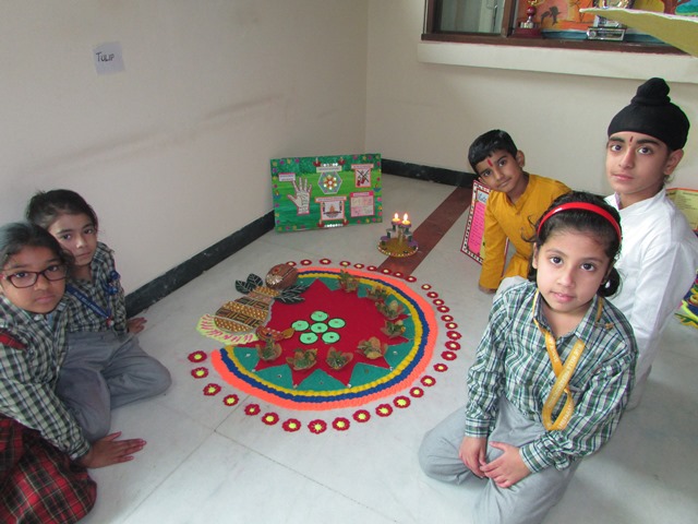 Inter House Rangoli Competition